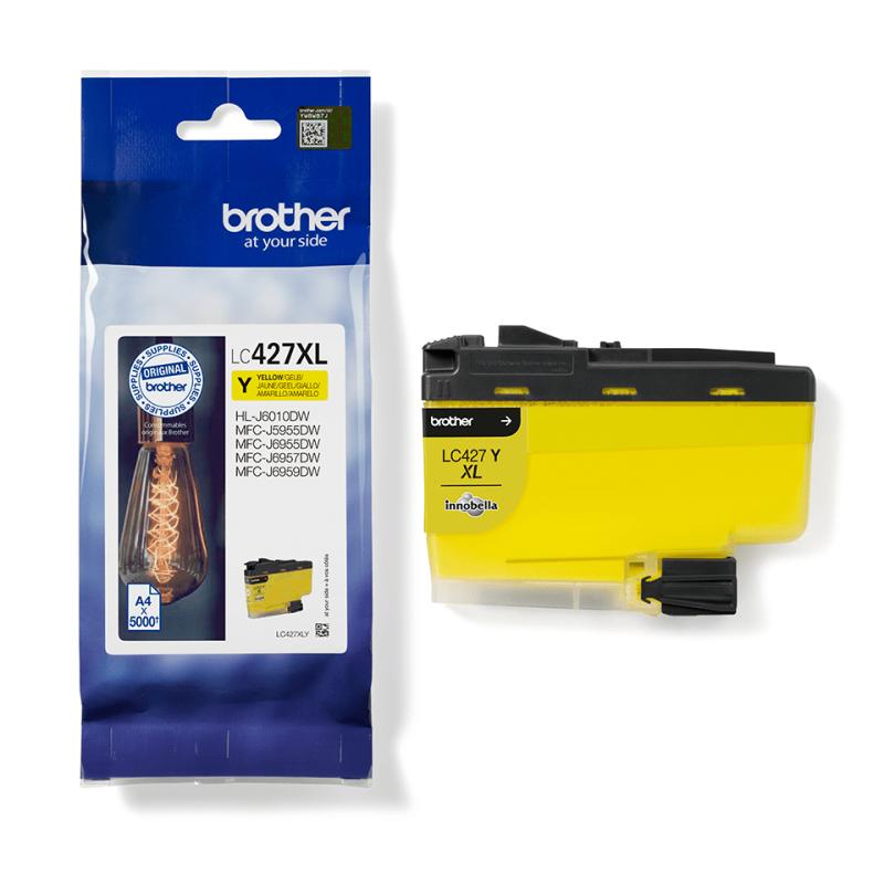 Brother LC427XLY Tintenpatrone - Mit hoher Kapazität - Gelb Brother LC427XLY Tintenpatrone - Mit hoher Kapazität - Gelb